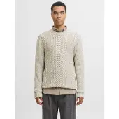 Jack & Jones Ensfarvet Striktrøje