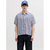 Jack & Jones Skjorte ensian / dueblå / hvid