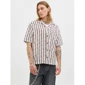 Jack & jones Skjorte brun / hvid