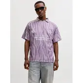 Jack & Jones Bluser & t-shirts pastellilla / mørkelilla / hvid