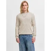 Jack & Jones Ensfarvet Striktrøje