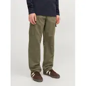 Jack & Jones Bukser - Cargo - Noos - JPStkane - Olive Night - - 16 år (176) - Bukser - Bomuld