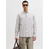 Jack & Jones Esummer Linen Blend Skjorte Med Lange ærmer