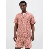 Jack & Jones Skjorte 'JORSeersucker' kastaniebrun / pastelpink