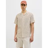 Jack & Jones Skjorte brun / offwhite