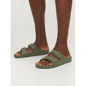 Jack & Jones Pantoletter 'JFWCroxton' mørkegrøn