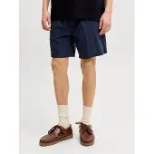 Jack & Jones Herre Jaiden Linned Blanding Shorts Navy Blazer