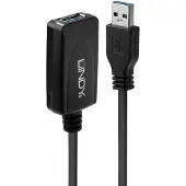 Lindy - USB-forlængerkabel - USB 3.0 - 9 pin USB Type A / 9 pin USB Type A - op til 5 m