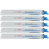 Bosch Pro Thick Metal Precise S1137hbf 1.1 X 25 X 225 Mm Stiksavsklinge 5 Enheder