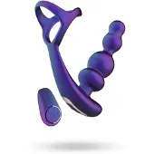 Hueman Stellar Force Butt Plug With Cockring