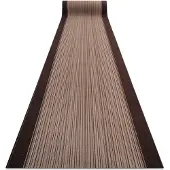 Rugsx Gummibelægning CARNABY brun 67cm 67x580 cm