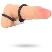Rebel Heavy Rope Cock Strap with two Loops