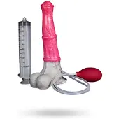 Pink Alien Monster Ejaculating Dildo Hevon 25 cm