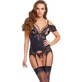 Cottelli collection Basque And Crotchless String