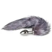 EasyToys Fox Tail Plug No.6 -Silver