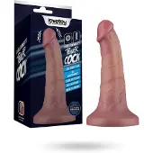 Vuxen Vibrating Dual Density Power Cock 16 cm