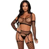 Leg avenue 3 pc nettoafgr?de topspilter Stoc