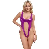 Cottelli collection Open Buttock Metallic Body