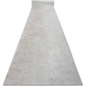Rugsx Gummibelægning LOTUS SMOOTH 52420 Meleret beige VASKBAR 120cm 120x260 cm