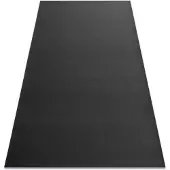 Rugsx Tæppe RUMBA 1909 enkelt farve antracit 200x400 cm