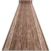 Rugsx Gummibelægning RAMA brun 100cm 100x1050 cm
