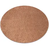 Rugsx TÆPPER hjul INDUS kobber 82 glat, mélange cirkel 133 cm