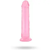 Vscnovelty Realistic Penis Crystal Jellies Pink 21,6 cm