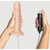 Strap-On-Me Squirting Dildo Cum Vanilla - XL