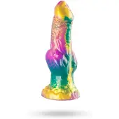 Epic Iris Dildo With Rainbow Testicles Of Pleasure 22,5 cm