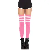 Leg avenue Athlete Over The Knee Socks Neon Pink