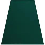 Rugsx Tæppe RUMBA 1970 enkelt farve flaske grøn 100x200 cm