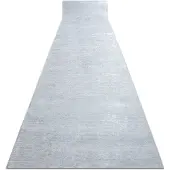 Rugsx Gummibelægning LOTUS SMOOTH 52421 Meleret grå VASKBAR 80cm 80x840 cm