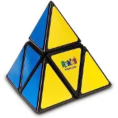 Spin Master Rubiks Pyramid Rubiks Pyramid Pocket Colour-Matching Triangular Cubing Puzzle