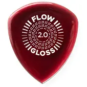 Dunlop Flow Gloss 2,0 mm guitar pick-3-pakke