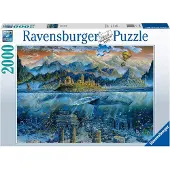 Ravensburger Wisdom Whale Puzzle - Engagering 2000 -Piece Jigsaw | Unikt stykke design | Anti-bl?ndingsoverflade | Perfekt til voksne og puslespi