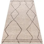 Rugsx Gulvtæppe ANGEL 1190 / 52022 Boho beige / grå 240x340 cm