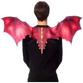 HMS Unisex-Adult's Soft Feel Dragon Wings- Gallant Green One St?rrelse