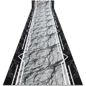 Rugsx Gummibelægning 67 cm MARMOR, sten grå 67x180 cm