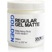 Artista Golden Regular Matte Gel Medium-8 Ounce