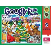 Masterpieces Ferie - Googly Eyes - Rundt om juletret 48 stk. puslespil