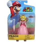 Super Mario 4 -tums actionfigur (Princess Peach med paraply)