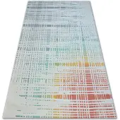 Rugsx Tæppe SCANDI 18216/063 - strimler GITTER 120x170 cm