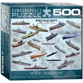 Eurographics Verdenskrig krigsskibe puslespil 500-stykke