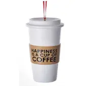 Kurt S. Adler Happiness er en kop kaffeharpiks juletr? ornament A1811