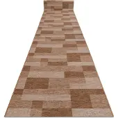 Rugsx Gummibelægning ICONA beige 67cm 67x470 cm