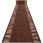 Rugsx Gummibelægning LINEA brun 67cm 67x690 cm