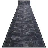 Rugsx Gummibelægning TRIBE antracit 67cm 67x890 cm