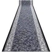 Rugsx Gummibelægning ROMANTIC Pynt, anti-skrid grå 110cm 110x130 cm