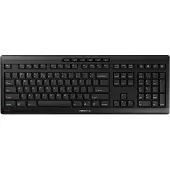 Cherry STREAM KEYBOARD WIRELESS - Tastatur - trådløs - 2.4 GHz - US International - tastkontakt: SX - sort