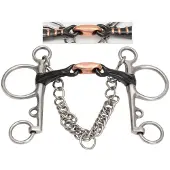 Shires Dobbeltleddet Sweet Iron Pelham (5")